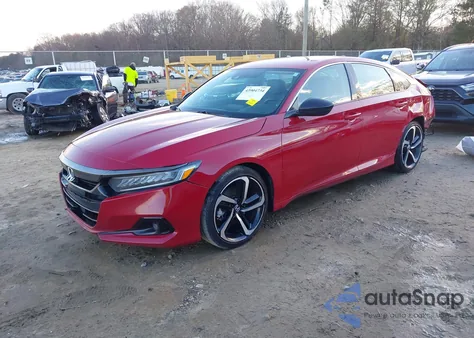 2021 Honda Accord Sport Special Edition из США, поврежденный, VIN 1HGCV1F43MA061035